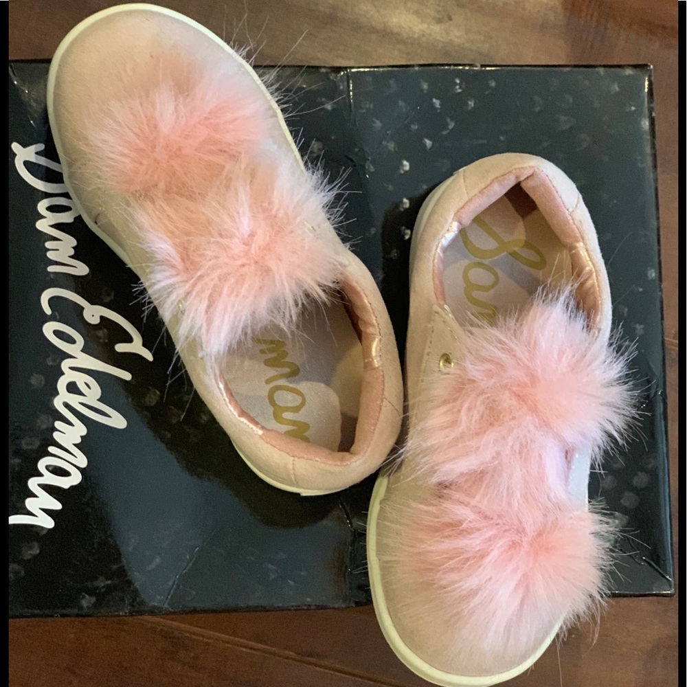 Faux Fur Pompom Slip-On Sneaker - Picture 3 of 4